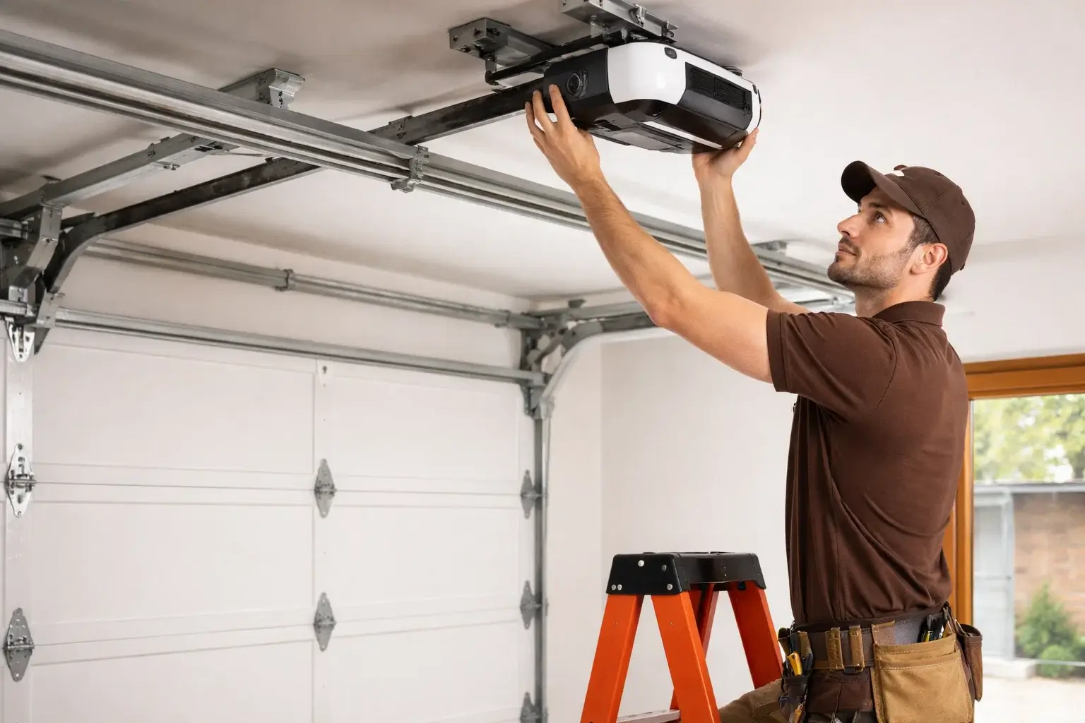 Smart garage door opener installation in Denver CO